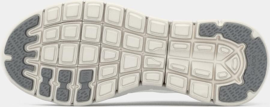Gabor Dames sneakers Makkelijke instap Elastieke veter Artikel 83.250.41 Wit - Foto 5