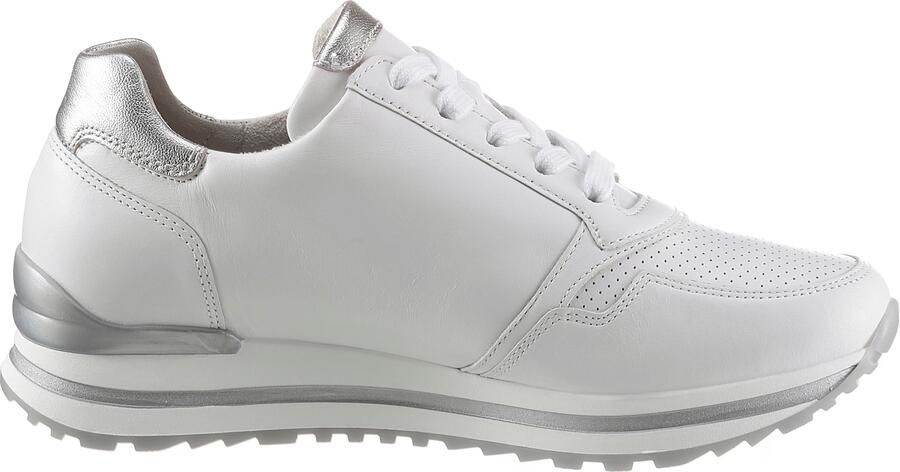 GABOR Sneakers laag zilver wit