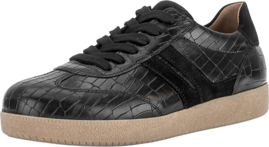 Gabor 6011.01.012 Sneakers Zwart Leer Dames Zwart - Foto 2