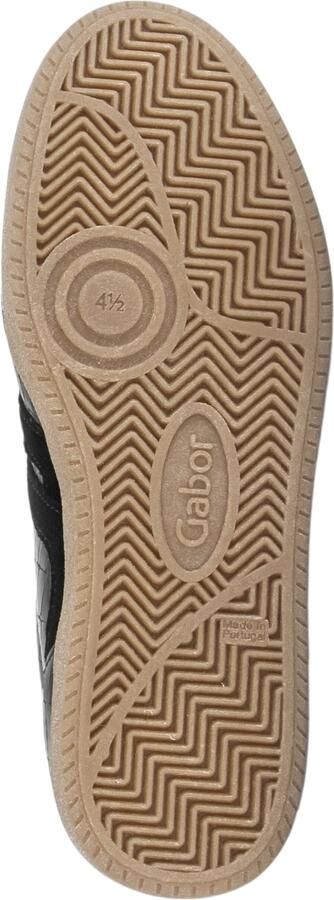 Gabor 6011.01.012 Sneakers Zwart Leer Dames Zwart - Foto 4