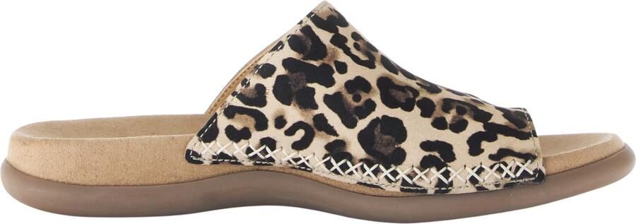 GABOR Teenslipper bruin cappuccino zwart - Foto 4