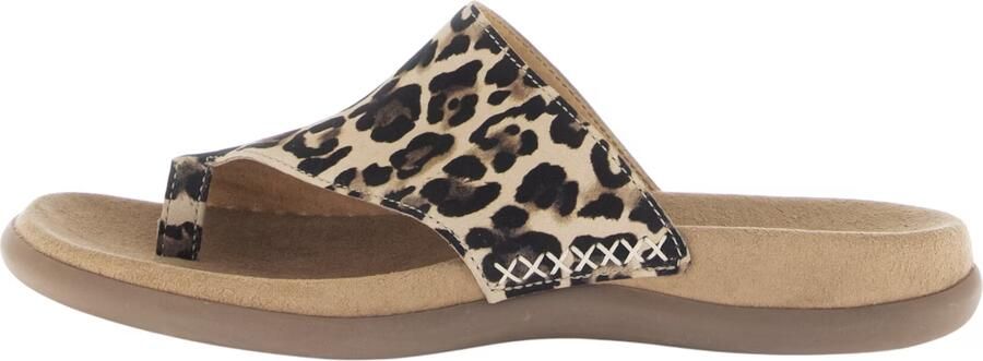 GABOR Teenslipper bruin cappuccino zwart - Foto 6