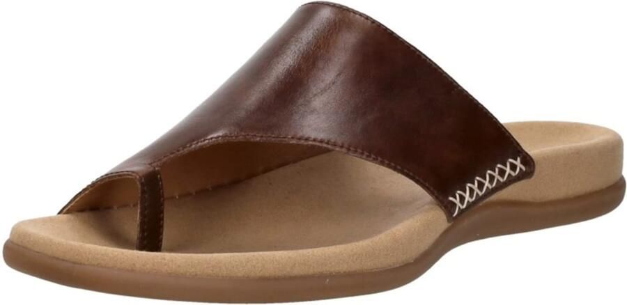 Gabor Teenslippers sleehak zomerschoen dianette met contrastkleurig borduursel - Foto 5