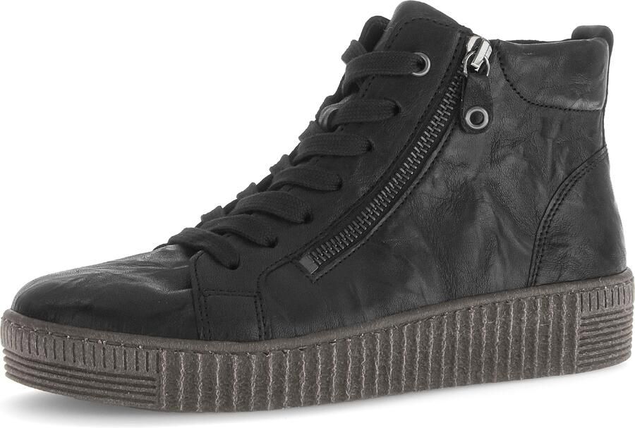 Gabor Sneakerboots plateau enkellaarsjes veterschoenen met best fitting functie