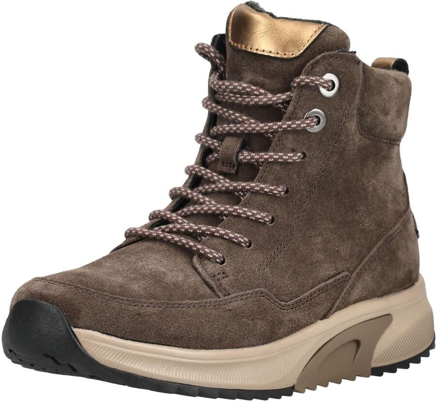 Gabor Rollingsoft Veterboot Met Rits Bruin Suede - Foto 6