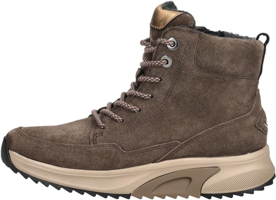Gabor Rollingsoft Veterboot Met Rits Bruin Suede - Foto 9