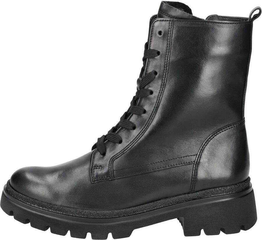 Gabor Elegante Leren Enkellaars Zwart Black Dames - Foto 8