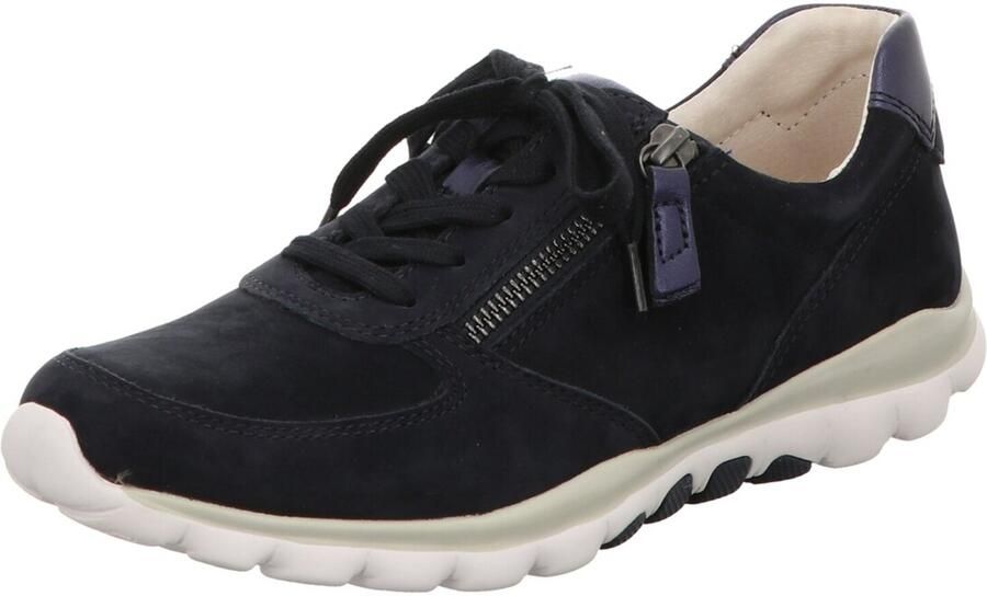 Gabor Rollingsoft Sneakers met sleehak vrijetijdsschoen lage schoen veterschoen met optifit verwisselbare inlegzool - Foto 2