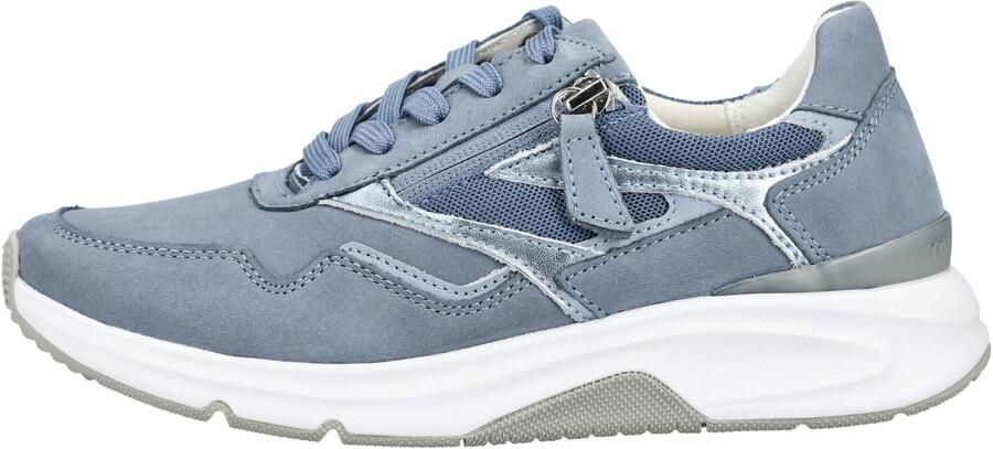 Gabor -art. 86.896 26-sneaker-rolling soft-lichtblauw-veter rits-dames - Foto 7