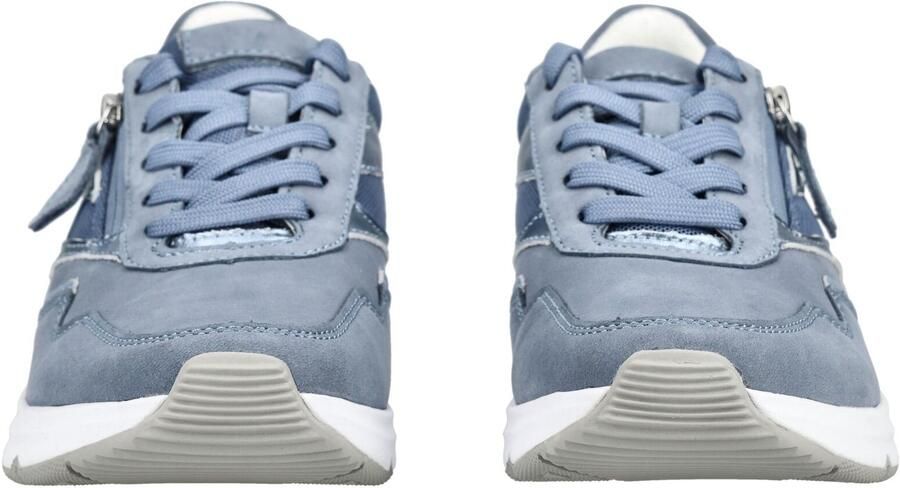 Gabor -art. 86.896 26-sneaker-rolling soft-lichtblauw-veter rits-dames - Foto 5