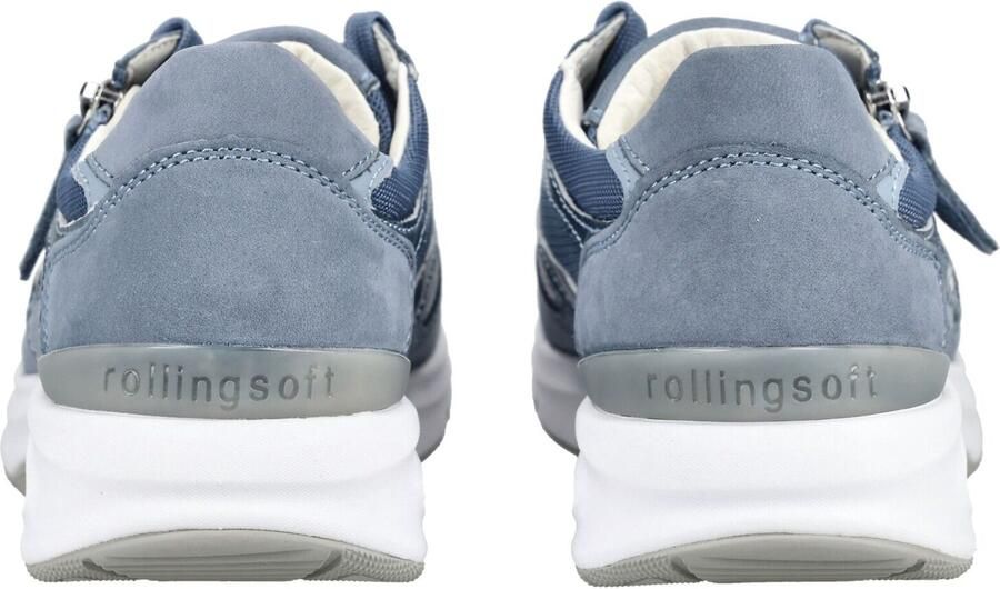 Gabor -art. 86.896 26-sneaker-rolling soft-lichtblauw-veter rits-dames - Foto 4