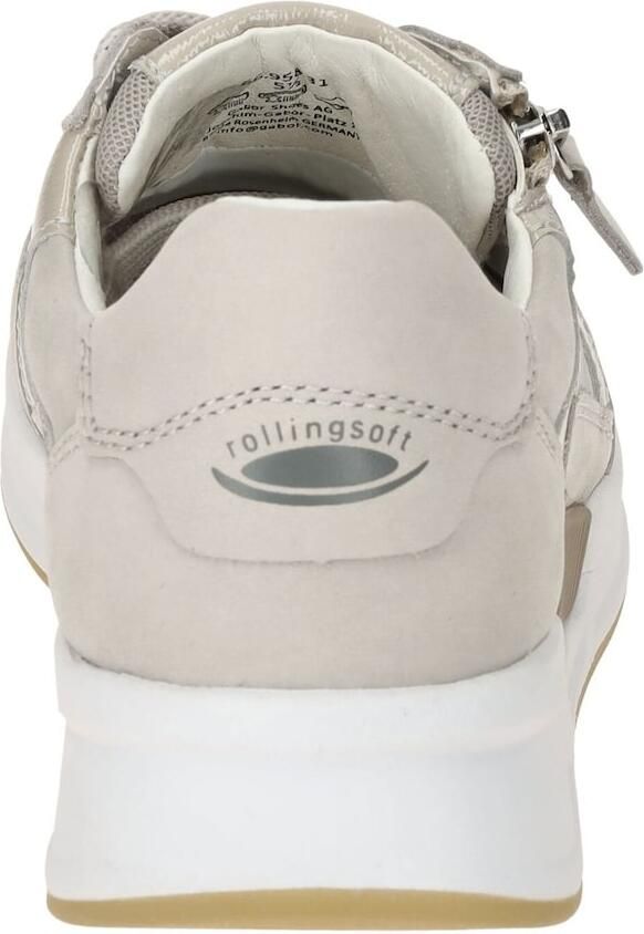 Gabor 86.958.31 Rolling Soft Sneakers Nubuck Beige Dames Beige - Foto 5