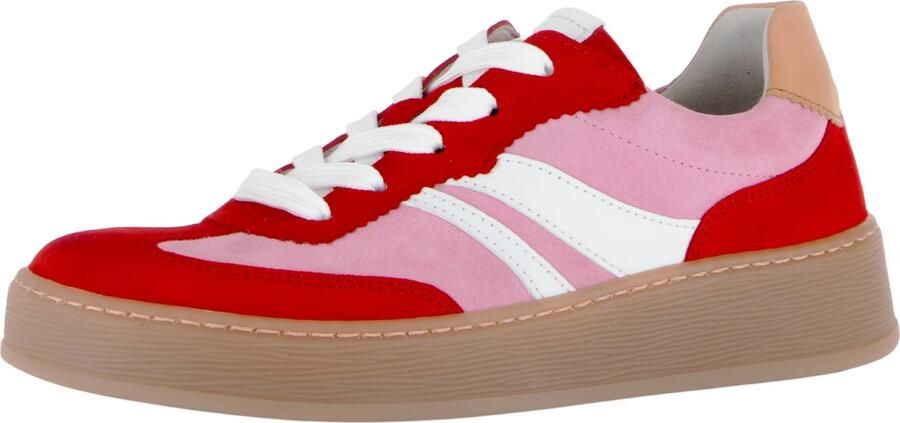 Gabor -art-86.475 48-sneaker-dames-roze-rood-nubuck - Foto 2