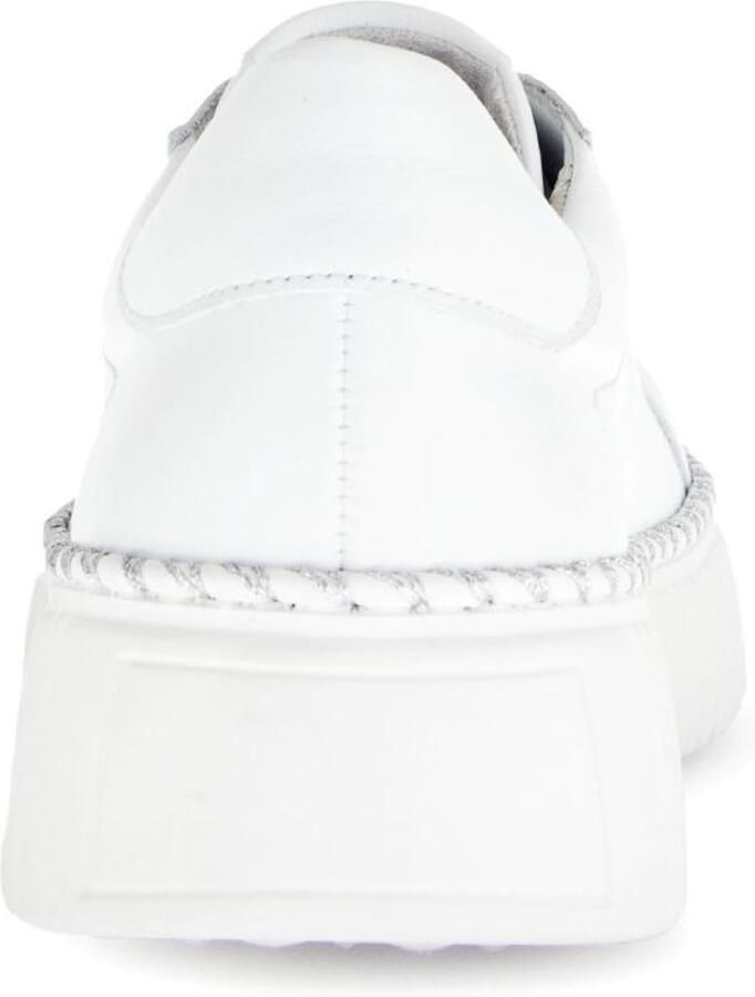 Gabor Plateausneakers vrijetijdsschoen lage schoen veterschoen met contrast-raamnaad - Foto 5
