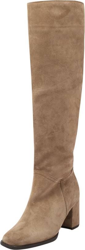 Gabor 95.629.14 Beige Lange velours laarzen smalle leest - Foto 10