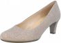 Gabor Metallic Textiel Elegant Comfortabele Hakken Gray Dames - Thumbnail 2