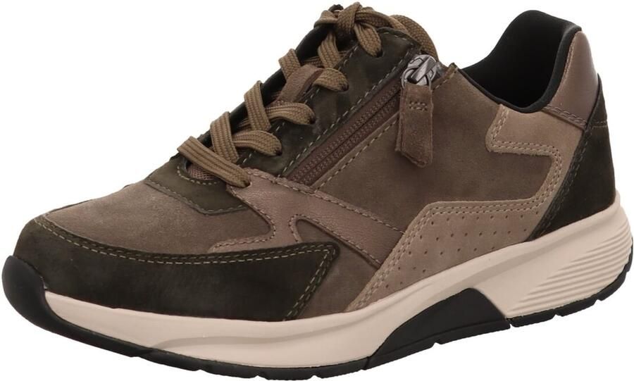 Gabor Rollingsoft Sneakers laag beige bruin zwart