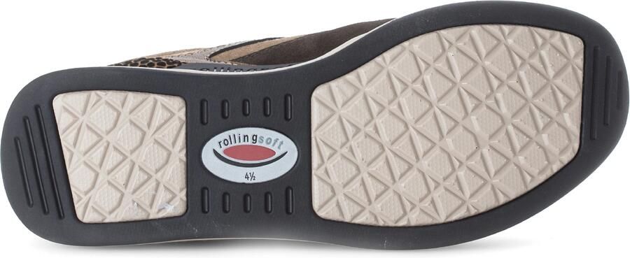 Gabor Rollingsoft Sneakers met sleehak veterschoenen lage schoen vrijetijdsschoen met zijrits - Foto 5