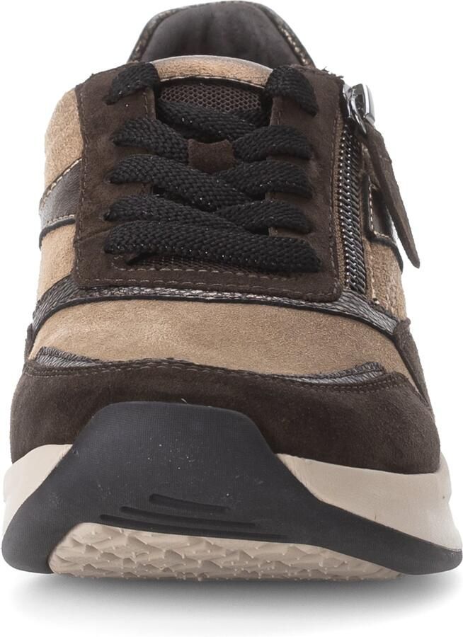 Gabor Rollingsoft Sneakers met sleehak veterschoenen lage schoen vrijetijdsschoen met zijrits - Foto 3