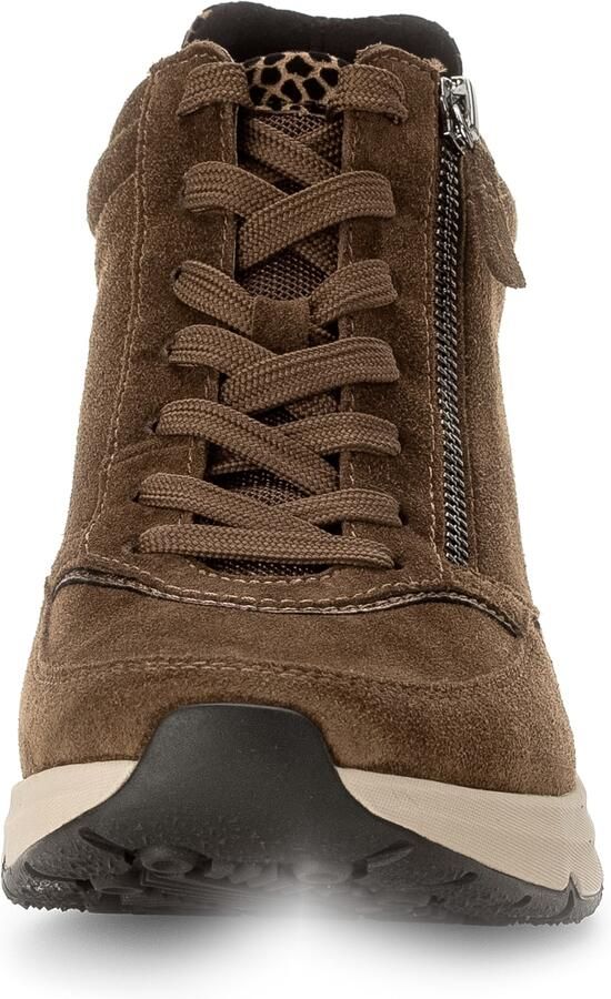 Gabor Rollingsoft Sneakers met sleehak vrijetijdsschoen veterschoen veterschoenen met uitneembare binnenzool - Foto 5