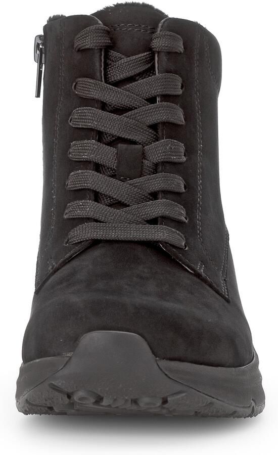 Gabor Rollingsoft Veterschoenen sleehak vrijetijdsschoen high-top sneaker label op de hiel - Foto 4