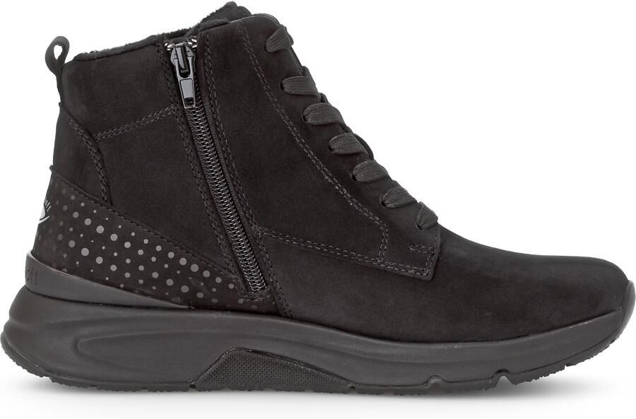Gabor Rollingsoft Veterschoenen sleehak vrijetijdsschoen high-top sneaker label op de hiel - Foto 3