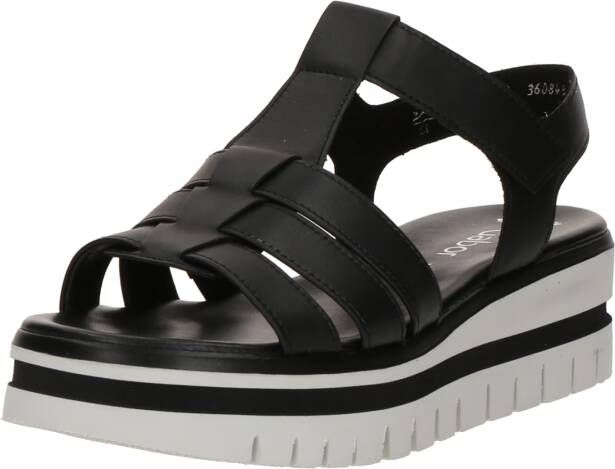 Gabor Sleehaksandaaltjes Plateau zomerschoen bandjessandaal met Best Fitting-uitrusting - Foto 2