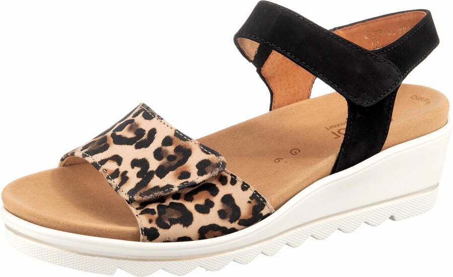 Gabor Zwarte Sandalen Natur Panther - Foto 2