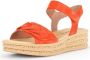 Gabor Oranje Suède Sandalen Orange Dames - Thumbnail 1