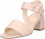 Gabor Rode Leren Sandalen met Velcro Sluiting Pink Dames - Thumbnail 3
