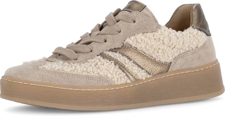 GABOR Sneakers laag beige bruin goud - Foto 9