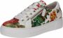 Gabor Sneaker met modieuze bloemenprint Wit Multicolor - Thumbnail 3