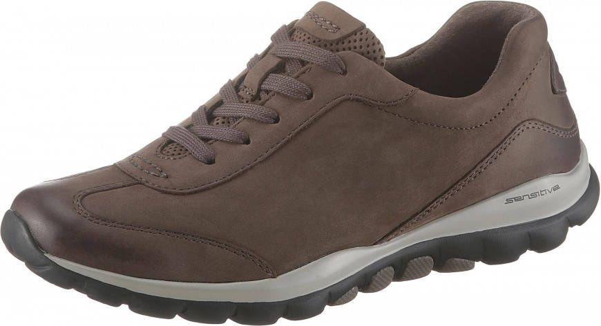 Gabor Rollingsoft Sneakers met sleehak met logo-opdruk op de hiel vrijetijdsschoen lage schoen veterschoen - Foto 4