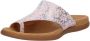 Gabor -Dames roze-goud metallic slippers & muiltjes - Thumbnail 3
