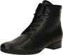 Gabor Elegante suède enkellaars zwart Black Dames - Thumbnail 4