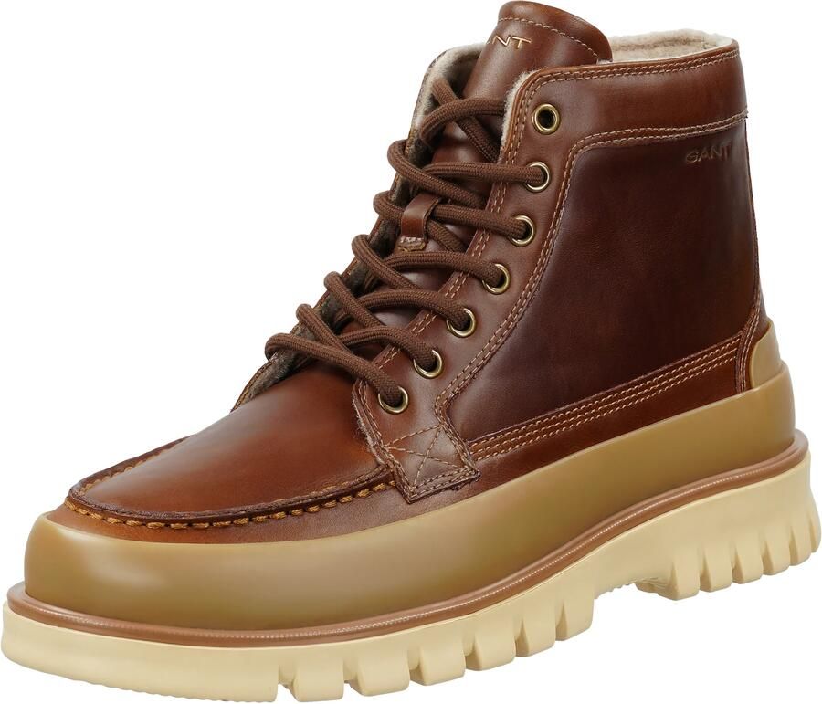 Gant Boots van runder nappa met profielzool model 'Nebrada'