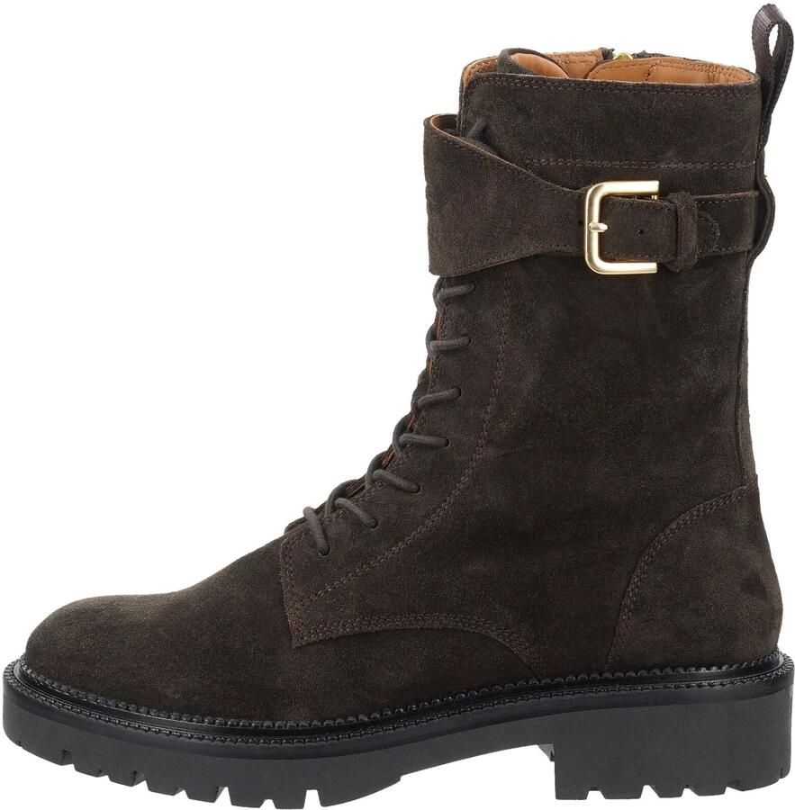 Gant Veterboots van runder suède met gespsluiting
