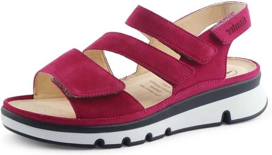 Ganter Sandalen met riem wijnrood - Foto 2