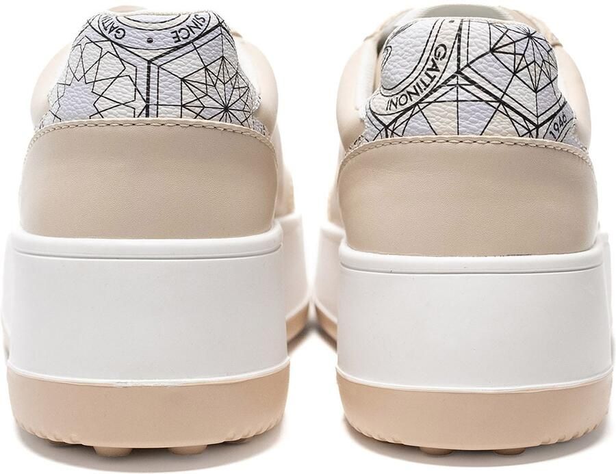 Gattinoni Sneakers laag nude zwart wit - Foto 3