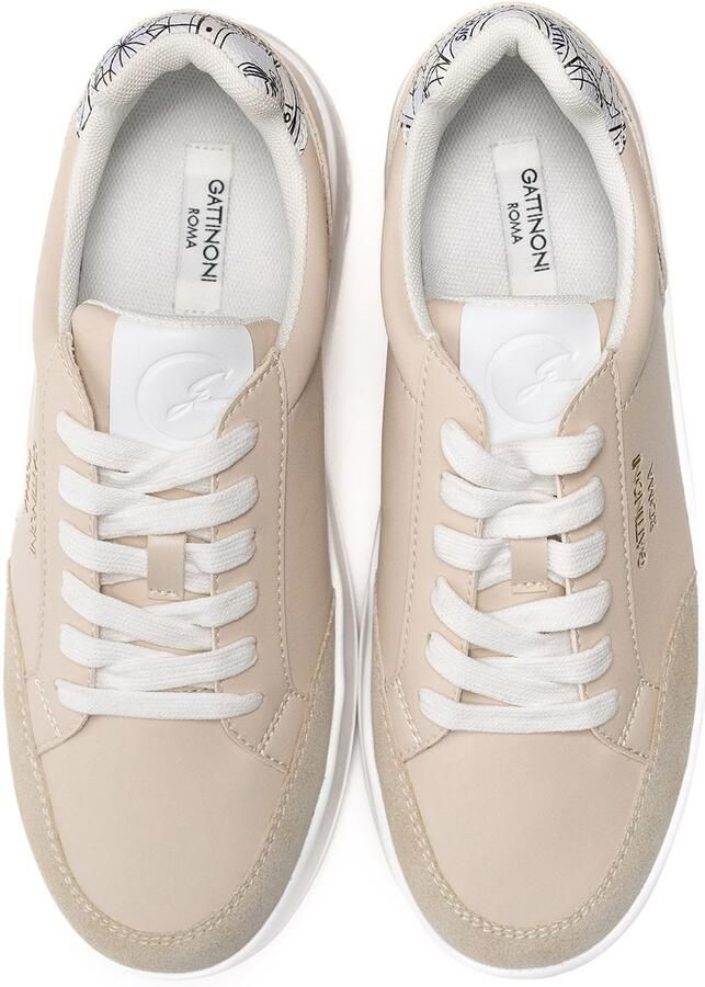 Gattinoni Sneakers laag nude zwart wit - Foto 4