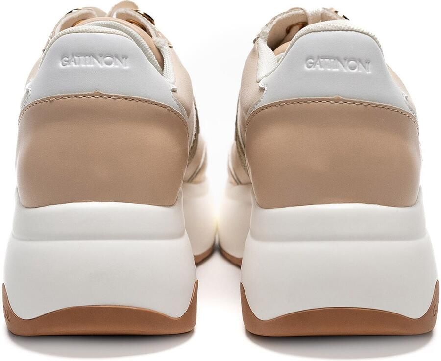 Gattinoni Sneakers laag sand groen - Foto 2