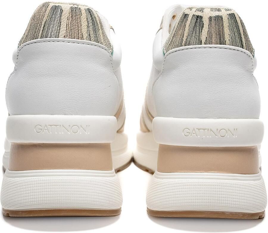 Gattinoni Sneakers laag sand groen offwhite - Foto 2