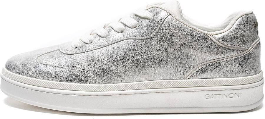 Gattinoni Sneakers laag zilver