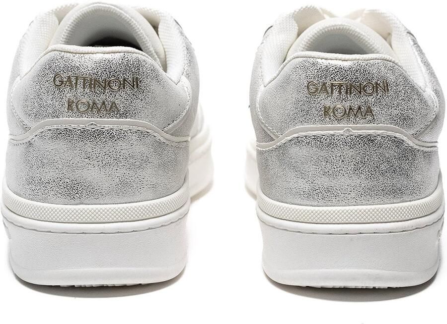 Gattinoni Sneakers laag zilver - Foto 4