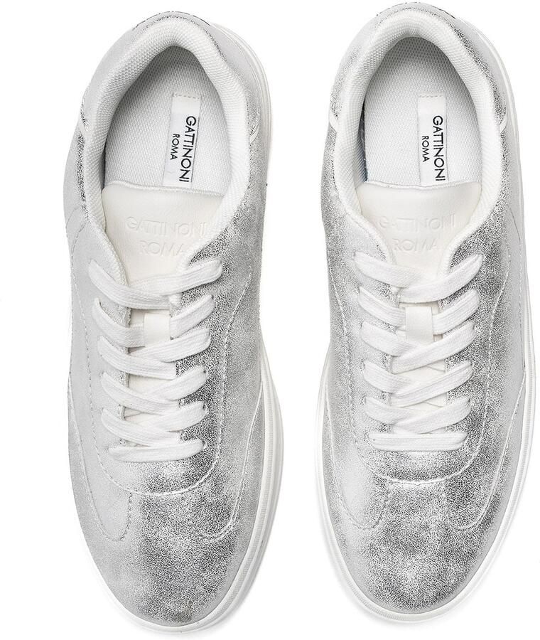 Gattinoni Sneakers laag zilver - Foto 2