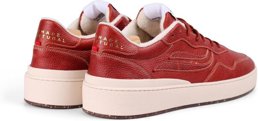 Genesis Footwear G-Soley Porto Oiled Leather Sneakers rood roze - Foto 3