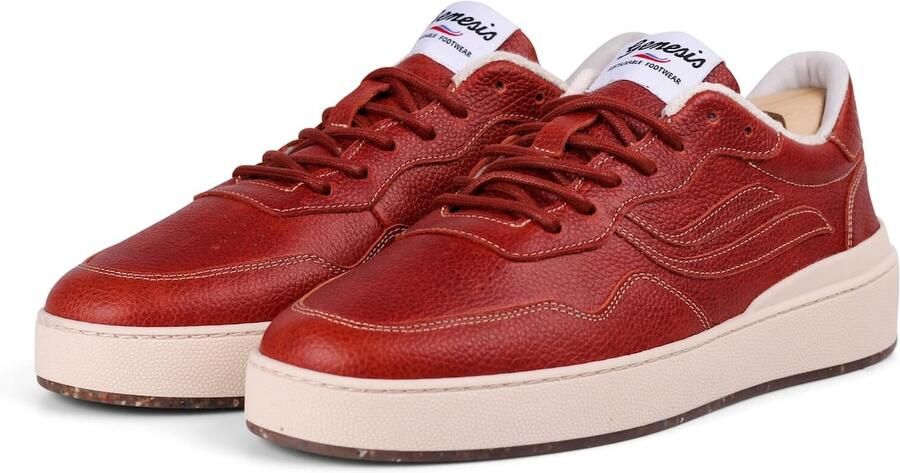 Genesis Footwear G-Soley Porto Oiled Leather Sneakers rood roze - Foto 2
