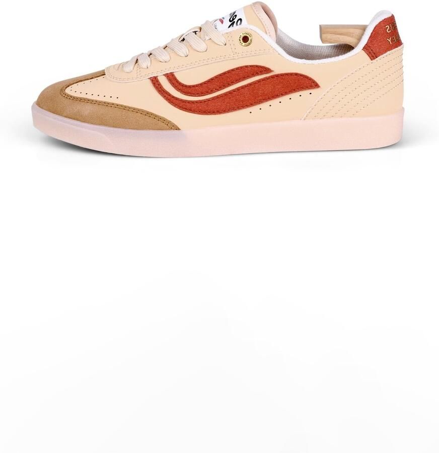Genesis Footwear Sneakers laag 'G-Volley Rust Serial' nude donkerbeige rood