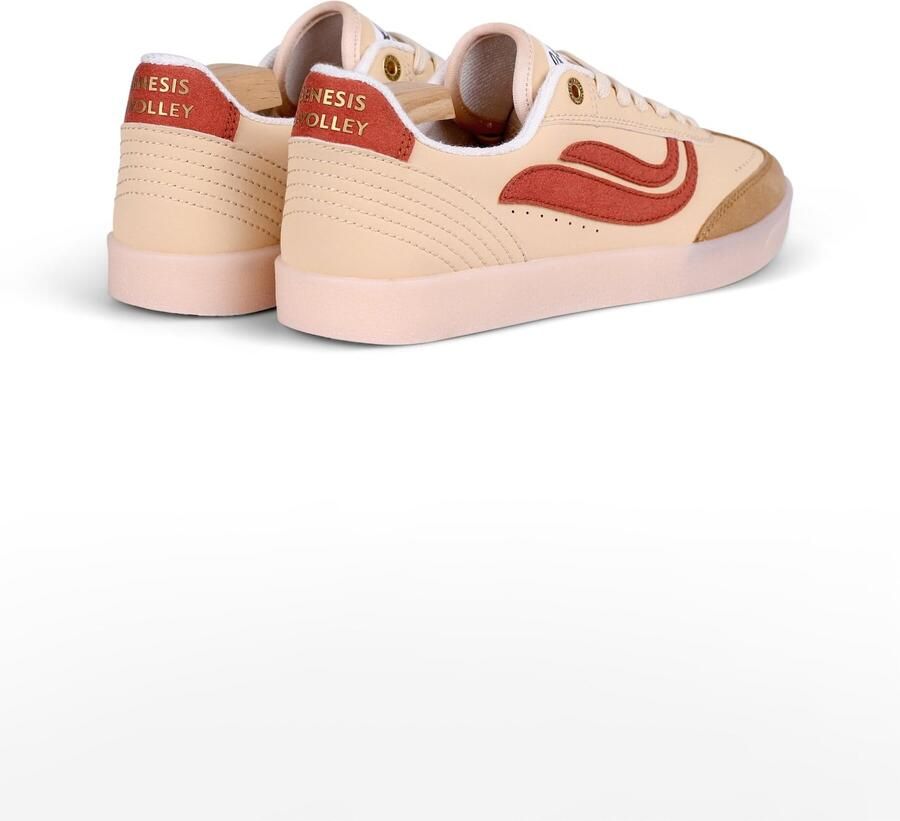 Genesis Footwear Sneakers laag 'G-Volley Rust Serial' nude donkerbeige rood - Foto 2