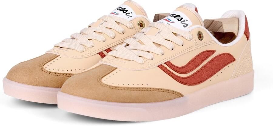 Genesis Footwear Sneakers laag 'G-Volley Rust Serial' nude donkerbeige rood - Foto 4
